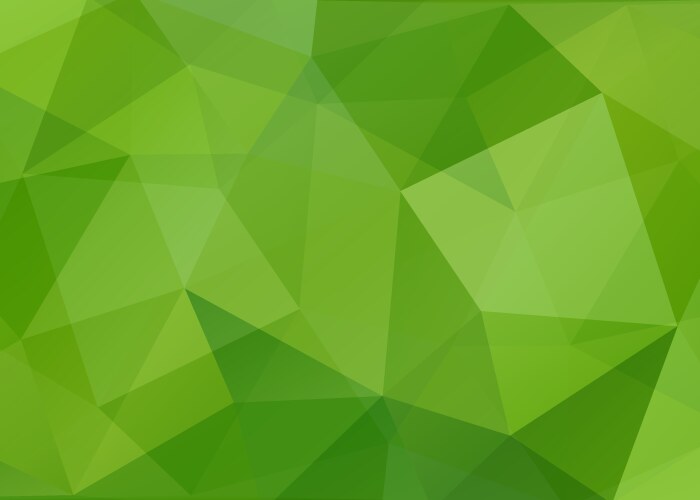 Inchworm green abstract low polygon background Vector Image