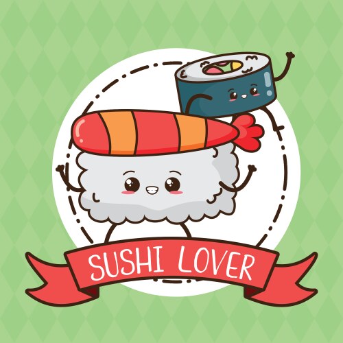Kawaii fast food Vector Image