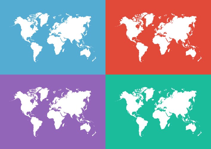 Canada map world Royalty Free Vector Image - VectorStock