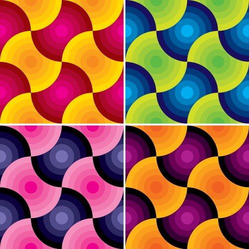 seamless patterns vector