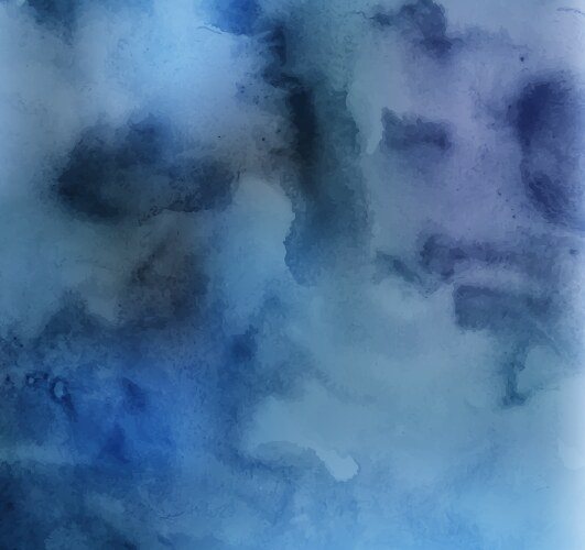 Blue watercolor texture background Royalty Free Vector Image