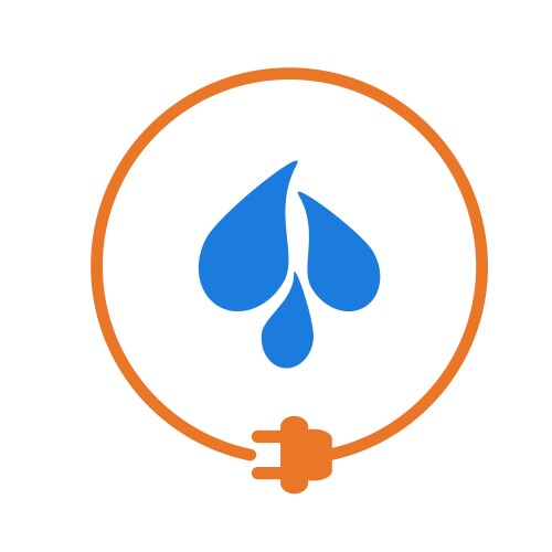 Water as energy source Vector Image
