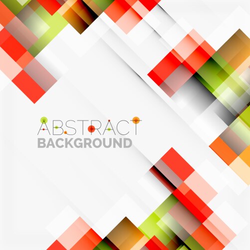 Abstract blocks template design background simple vector image