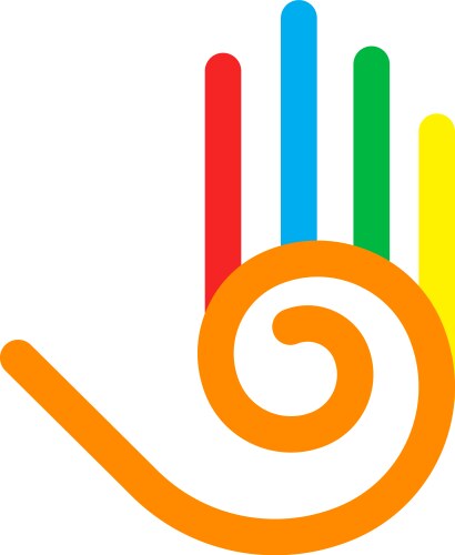 Hand icon vector image