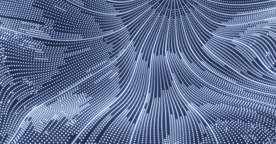 Array with dynamic particles 3d texture vector image