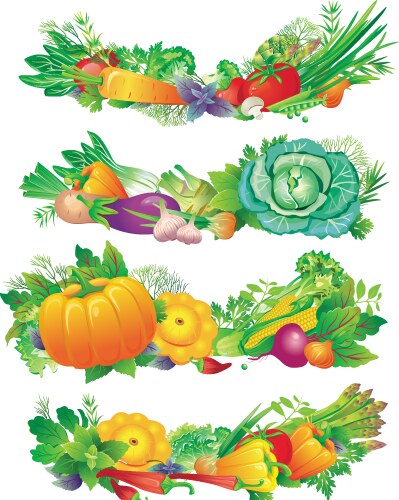 Fresh Farm Vegetable Sketch Posters – Royalty-Free Vector | VectorStock