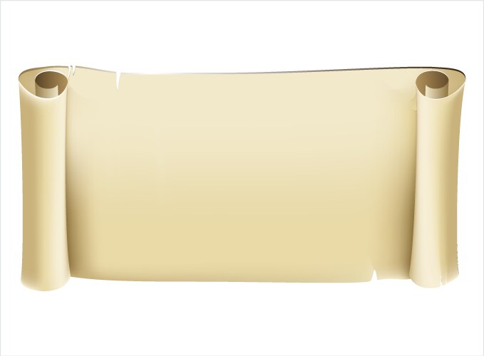 Old scroll paper Royalty Free Vector Image - VectorStock