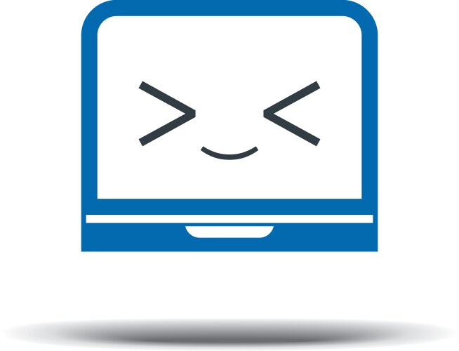 Code Editor Icon - Programmer Logo vector image