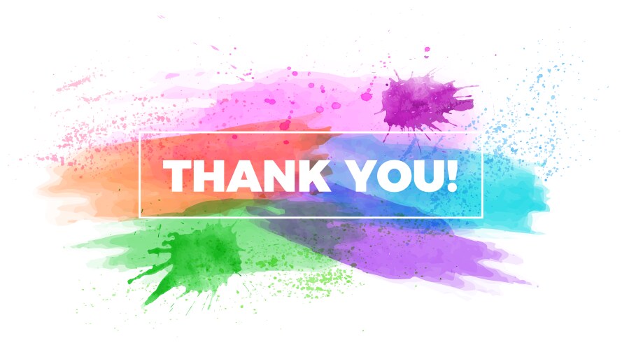 Watercolor Splash Infographic Template Vector Image