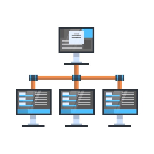 Data access icon cloud computer connection hosting vector image