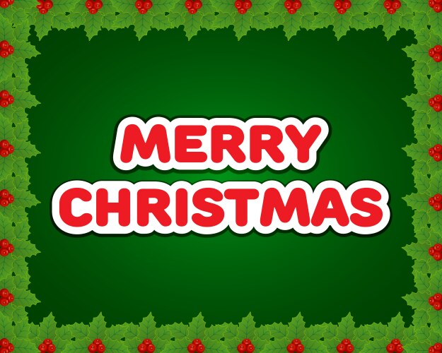 Merry christmas banner Royalty Free Vector Image