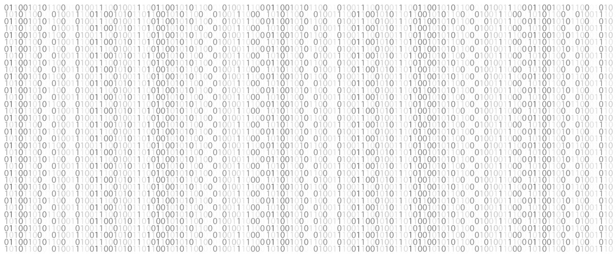 Binary Matrix Coding Background vector image