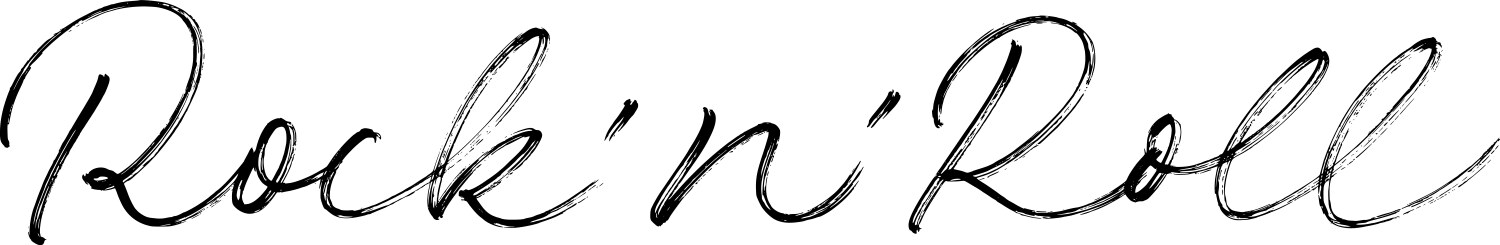 Rock and roll lettering phrase for greeting card Vector Image