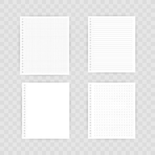 Notebook mockup with place for your image text vector image