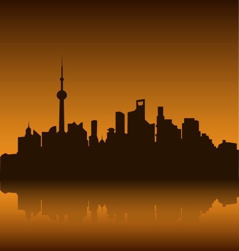 city vector image