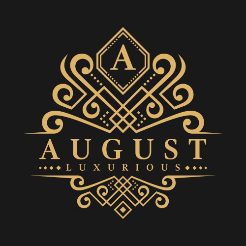 Elegant Letter A Logo - Royal Style Vector Image