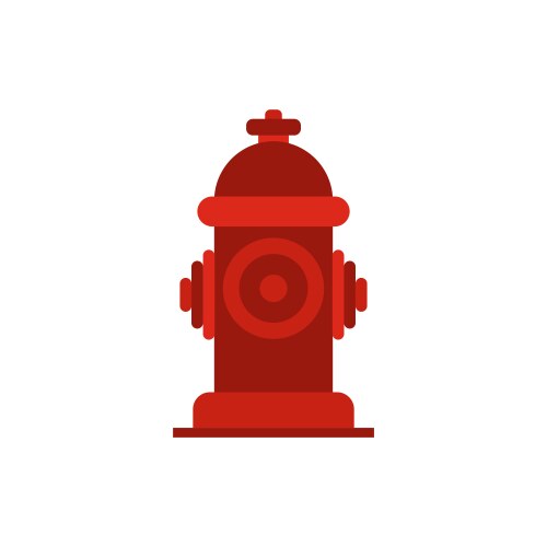 Fire hydrant firefighting item Royalty Free Vector Image