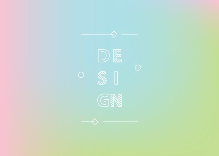 Neon gradient ui ux background trendy web color vector image