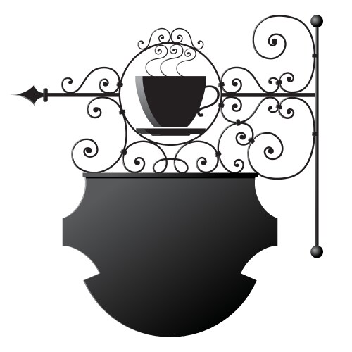 Antique signboard Royalty Free Vector Image - VectorStock