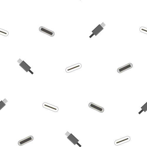 Pattern of usb socket sockets for technical vector image