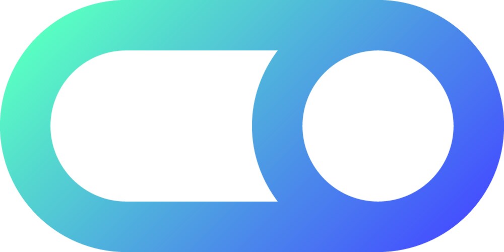 Toggle button pixel perfect gradient linear ui vektorbild