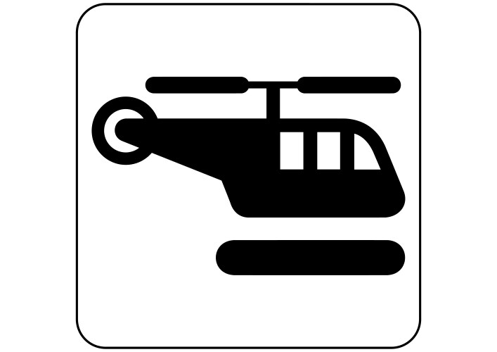 heliport vector image