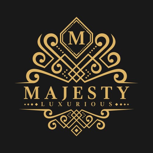 Elegant Monogram M Logo - Royal Style Vector Image