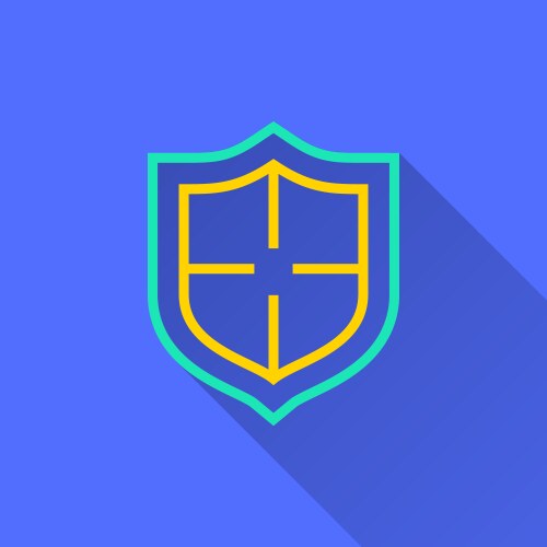 Data security - icon for graphic and web vector image