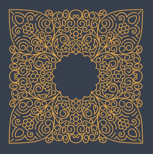 Arabic ornamental frames traditional islamic Vector Image