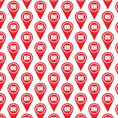 Pattern background map pointer icon vector image
