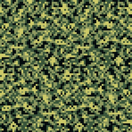 Digital military camouflage seamless Royalty Free Vector