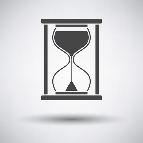 Sand hourglass icon Royalty Free Vector Image - VectorStock