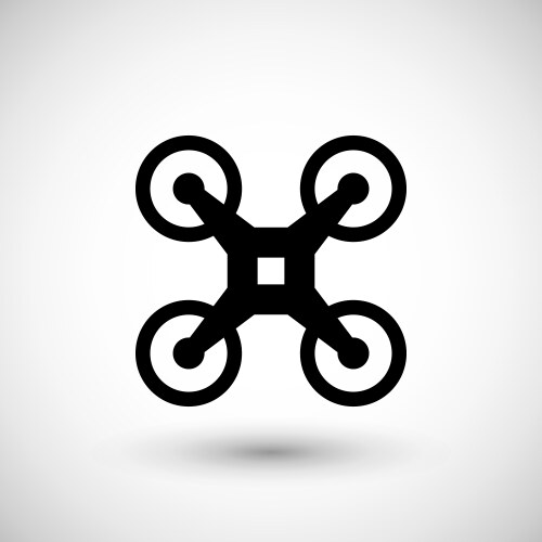 Drone icon Royalty Free Vector Image - VectorStock