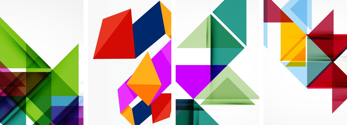 Random Triangle Pattern Vector Images (over 14,000)