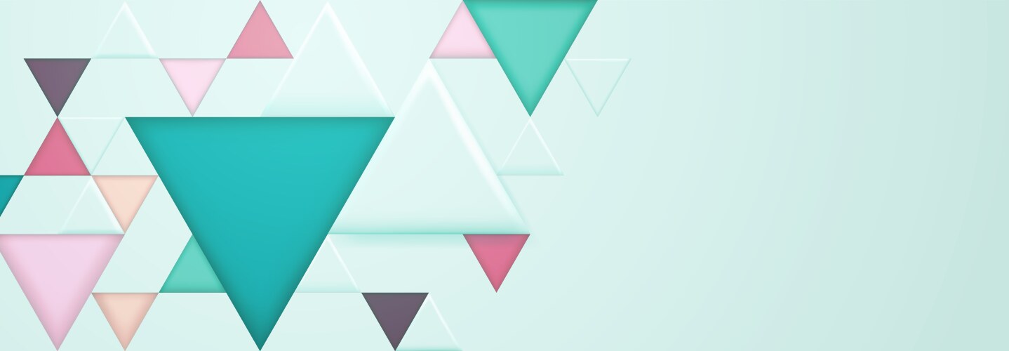 abstract background with triangular shapes vector image vector image