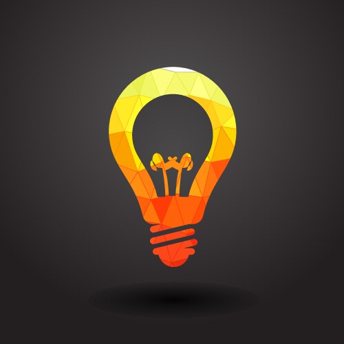 Light bulb idea Royalty Free Vector Image - VectorStock
