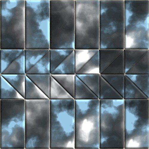 Creative patterned texture in the form of square vector image