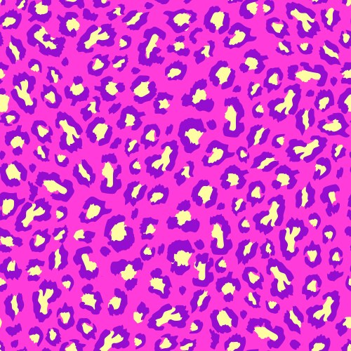 Pink Leopard Seamless Pattern Royalty Free Vector Image