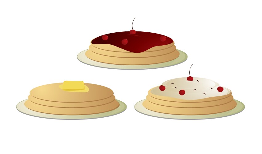 Pancake Stack Vector Images (over 3,300)
