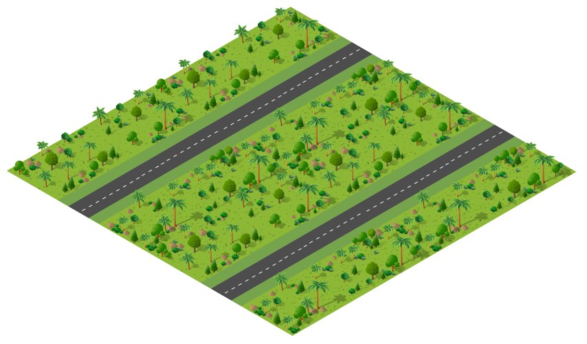 Trees forest camping Royalty Free Vector Image