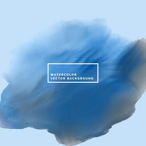 Flowing Watercolor Stain Background Vector Image