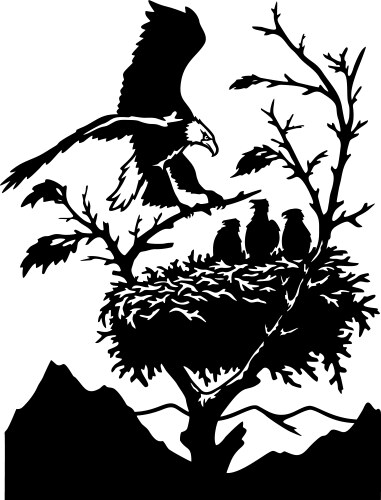 Eagle Nest Vector Images (over 1,000)