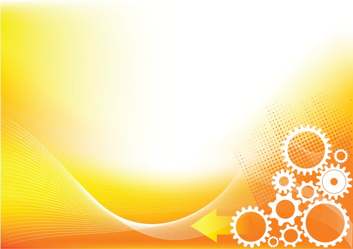 Abstract orange yellow and white background Vector Image