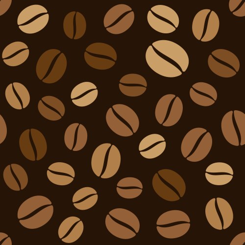 Seamless coffee pattern Royalty Free Vector Image
