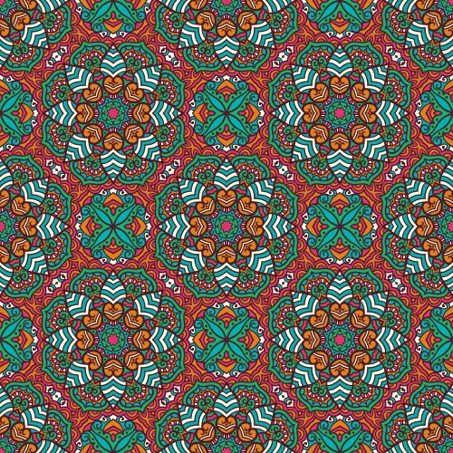 Tribal grunge geometric pattern Royalty Free Vector Image