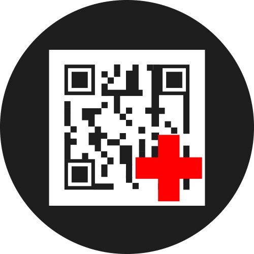 Adding data using a qr code image vector image