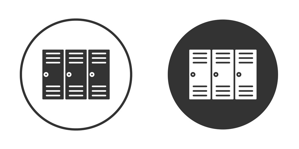 Locker Icon - Simple Lock – Royalty-Free Vector | VectorStock