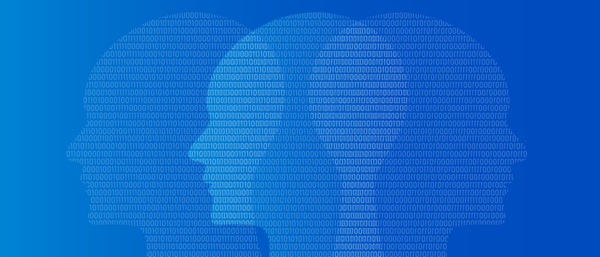 Head binary number symbol artificial vector image