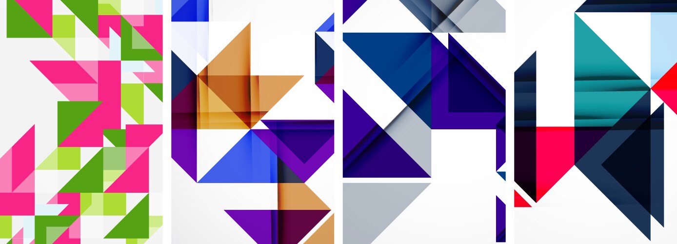 Random Triangle Pattern Vector Images (over 14,000)
