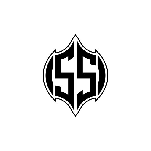 Logo Monogram with Emblem Shield Shape Design Ss Vector Images (97)